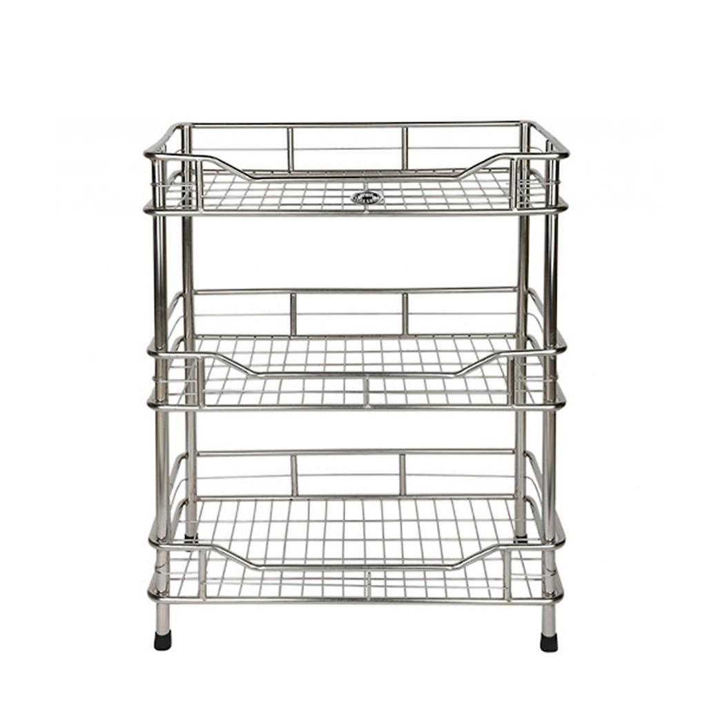 Kệ chén bát inox 3 tầng