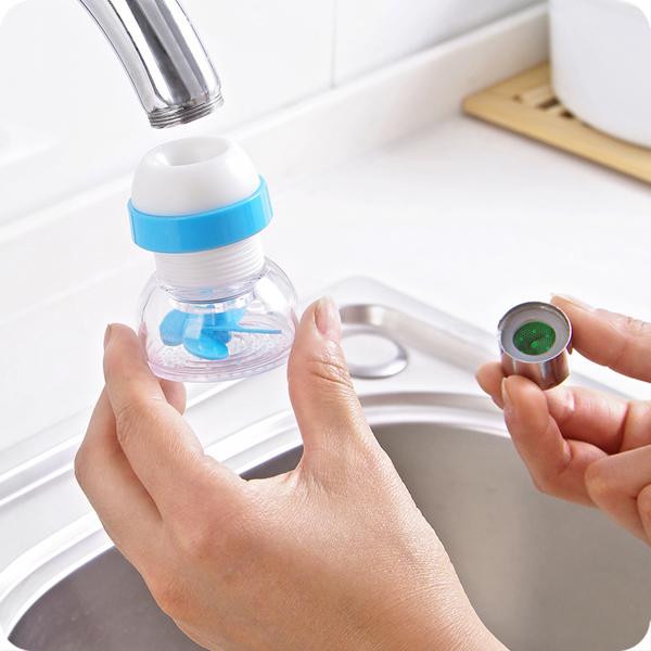 Vòi Rửa Chén Bát Hoa Sen Xoay 360 Độ Chống Văng Chống Bắn Đầu Vòi Nước Mở Rộng Tiết Kiệm Nước Tiện Ích Cho Mọi Gia Đình