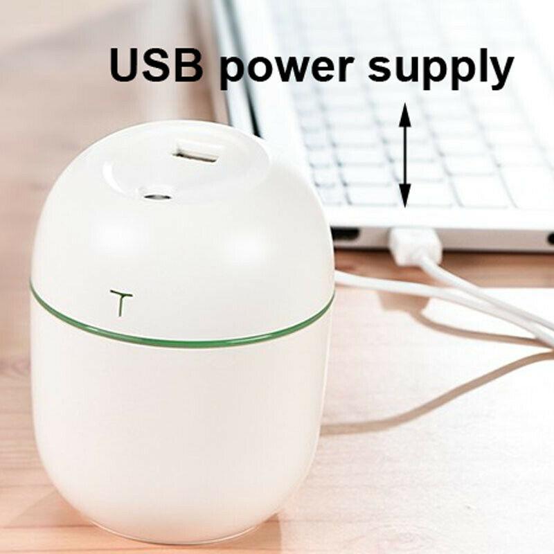 Di Động 220Ml Sương Lọc Đèn LED USB Mini Văn Phòng Nhà Máy Phun Sương Tạo Độ Ẩm Tinh Dầu Khuếch Tán