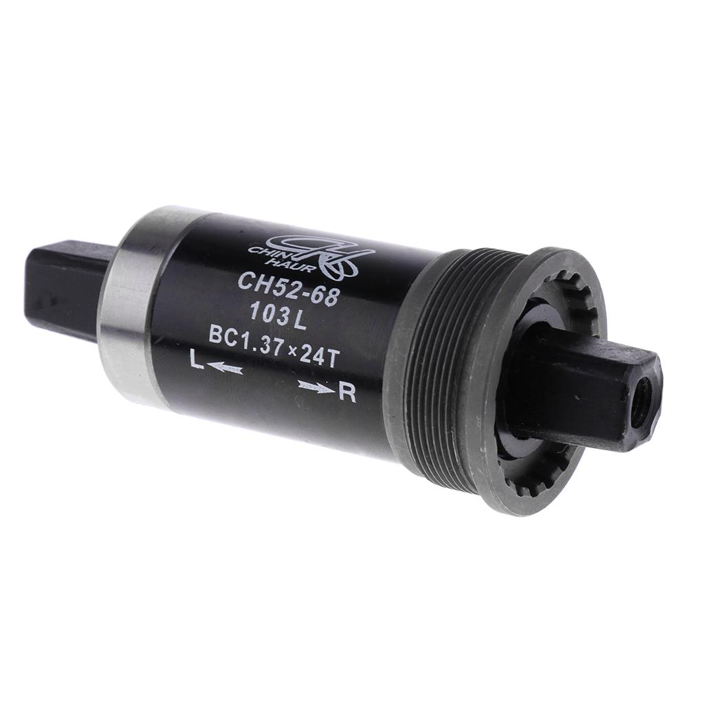 Bike Bottom Bracket Bicycle Square Hole Crank Axis Sealed Bearing 103mm