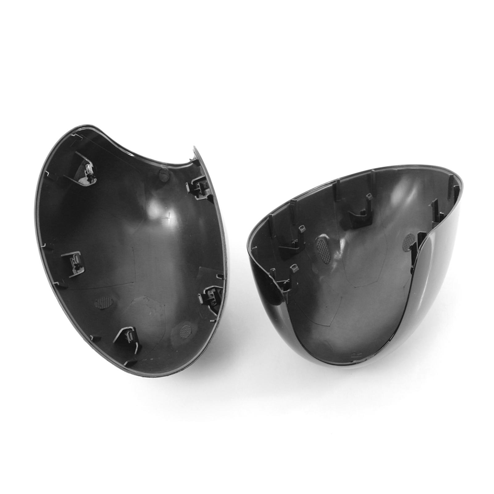 Side Mirror Cover Set L+R Pair Door Wing Mirror Cover Casing Replacement for Mini R55 R56 R57 R58 R59 R61