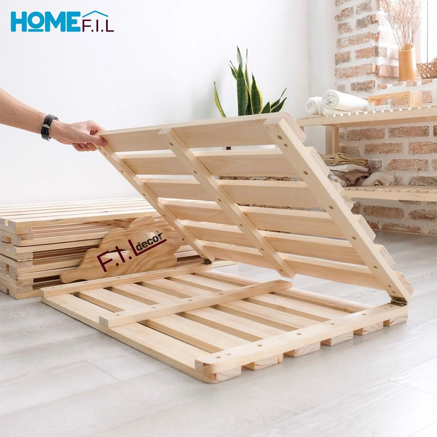 Giường Ngủ Pallet Gỗ Thông Minh Skinny Bed/ Giường Gấp Thông Minh/ Pallet Gấp Gọn