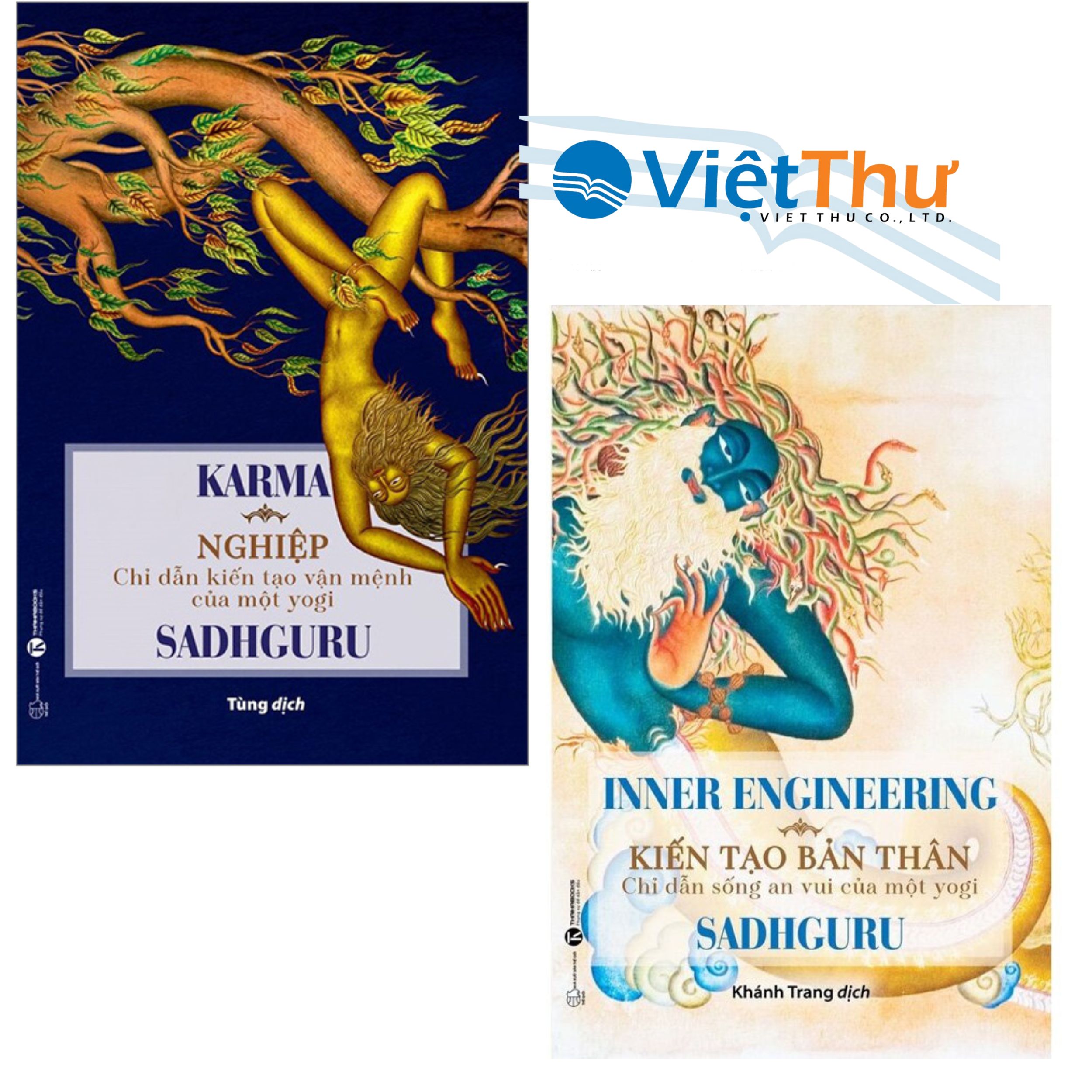 Sách Combo 2 Quyển Kiến Tạo Bản Thân - Nghiệp Chỉ Dẫn Kiến Tạo Vận Mệnh Sadhguru Tặng Bookmark Th