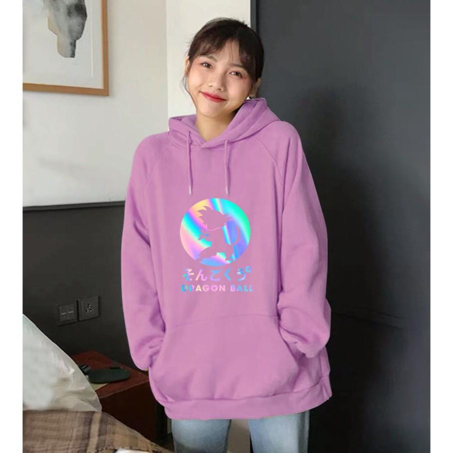 Áo hoodie DRAGON BALL phản quang, áo khoác nỉ nam nữ unisex form rộng dáng hàn – ST179- babitrendy