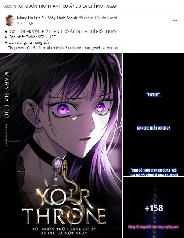 tôi muốn trở thành cô ấy dù chỉ là một ngày chapter 127.2 1