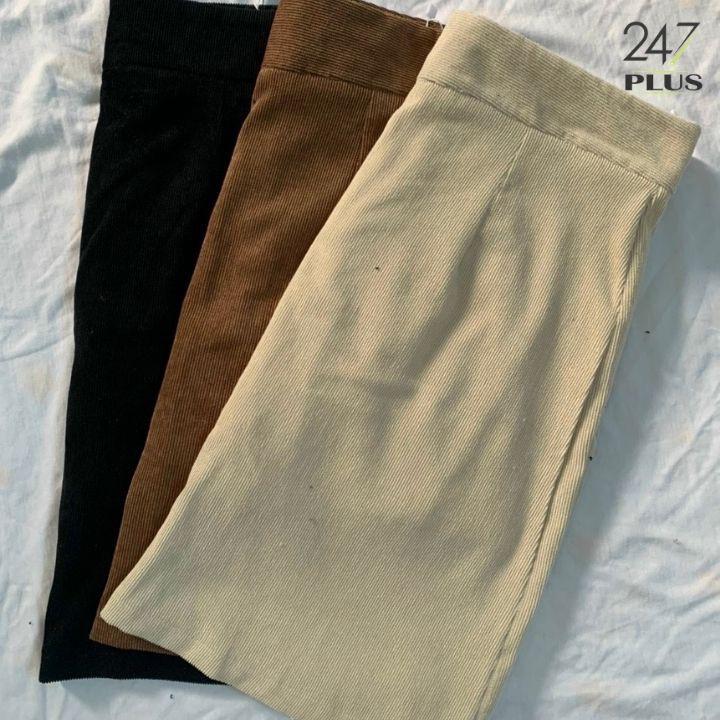 Chân váy chữ a nhung tăm