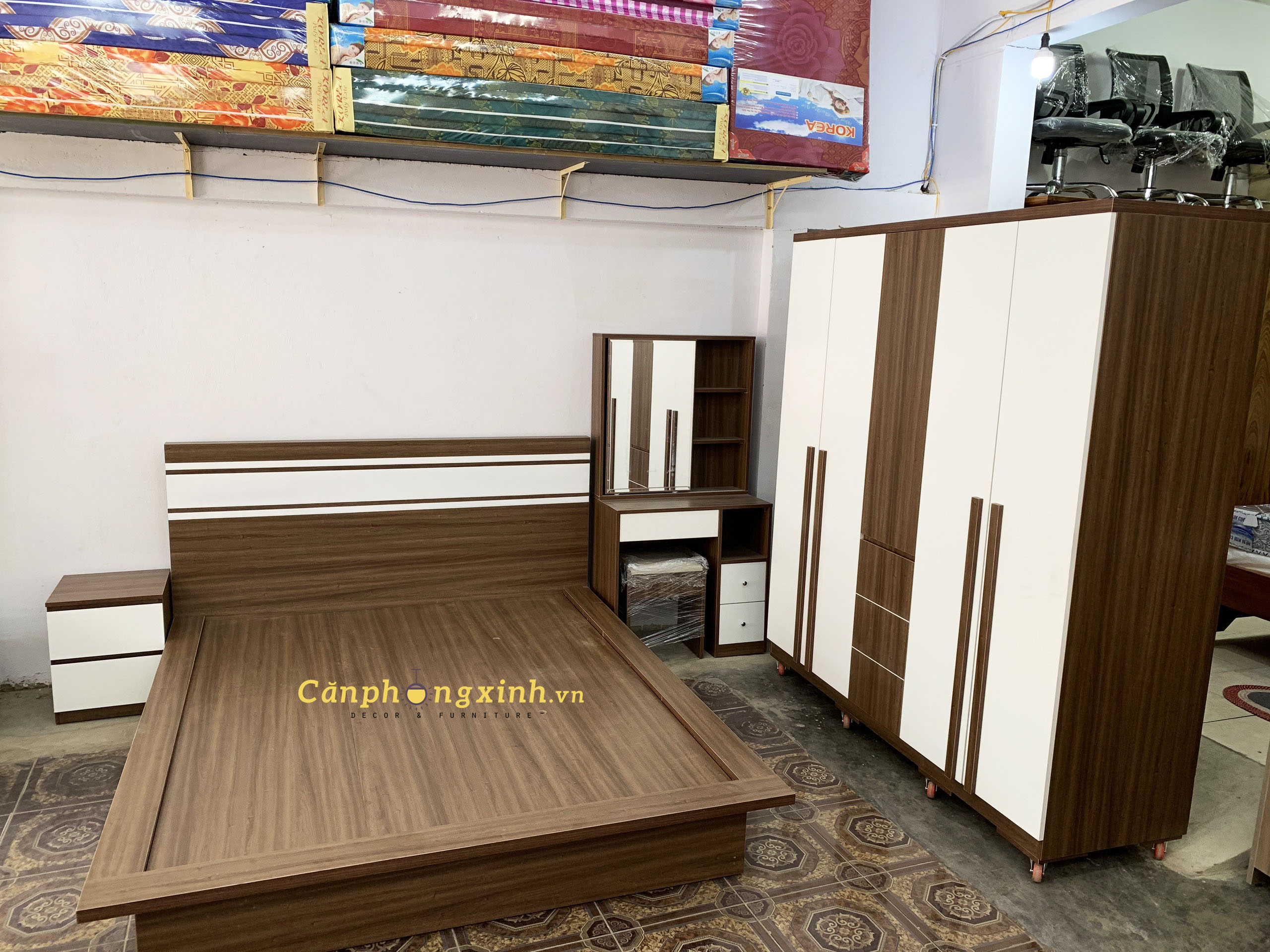 Tủ áo 5 cánh gỗ cn MDF CPX-T01