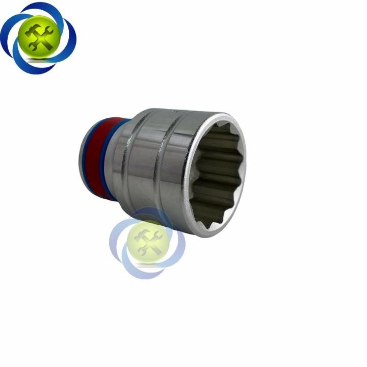 Tuýp 1inch hệ inch 1/2 Kingtony 433032S loại ngắn 12 cạnh màu trắng 25.4mm