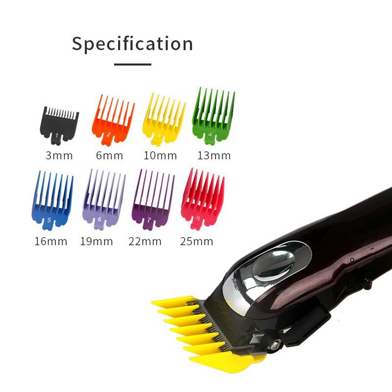 Bộ 8 lược thay thế cho tông đơ cắt tóc với 8 kích cỡ khác nhau