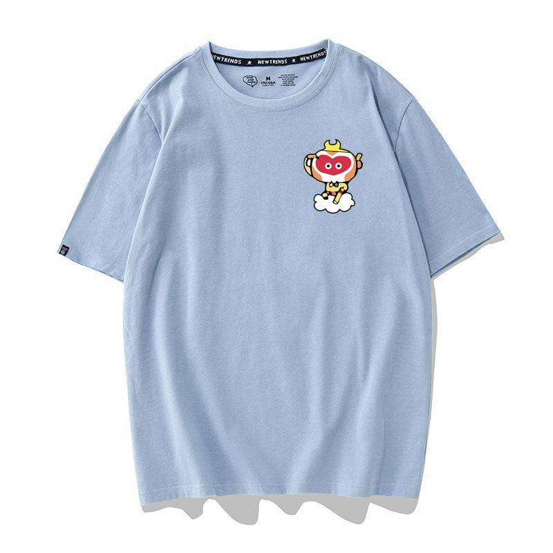 Áo Thun Nam Nữ Tay Ngắn Hình Icon Ngộ Không Nhiều Màu - Unisex - Cotton - Mã AT020