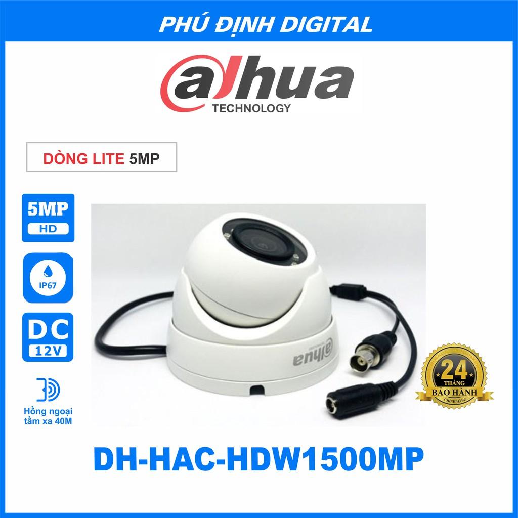 Camera HDCVI 5MP Dahua mã DH-HAC-HDW1500MP - Hàng Chính Hãng