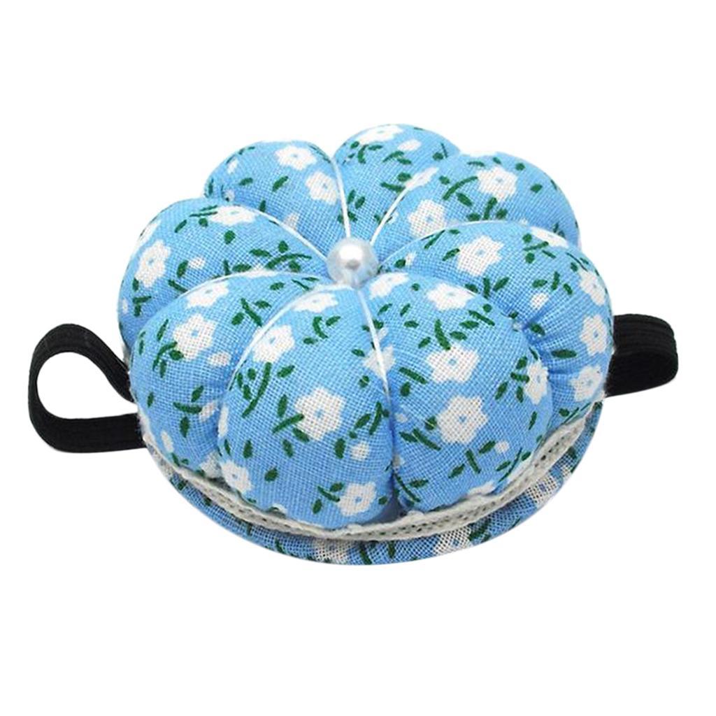 Pumpkin Shaped Pin Cushion Patchwork Pin Holder DIY Sewing Craft Tool