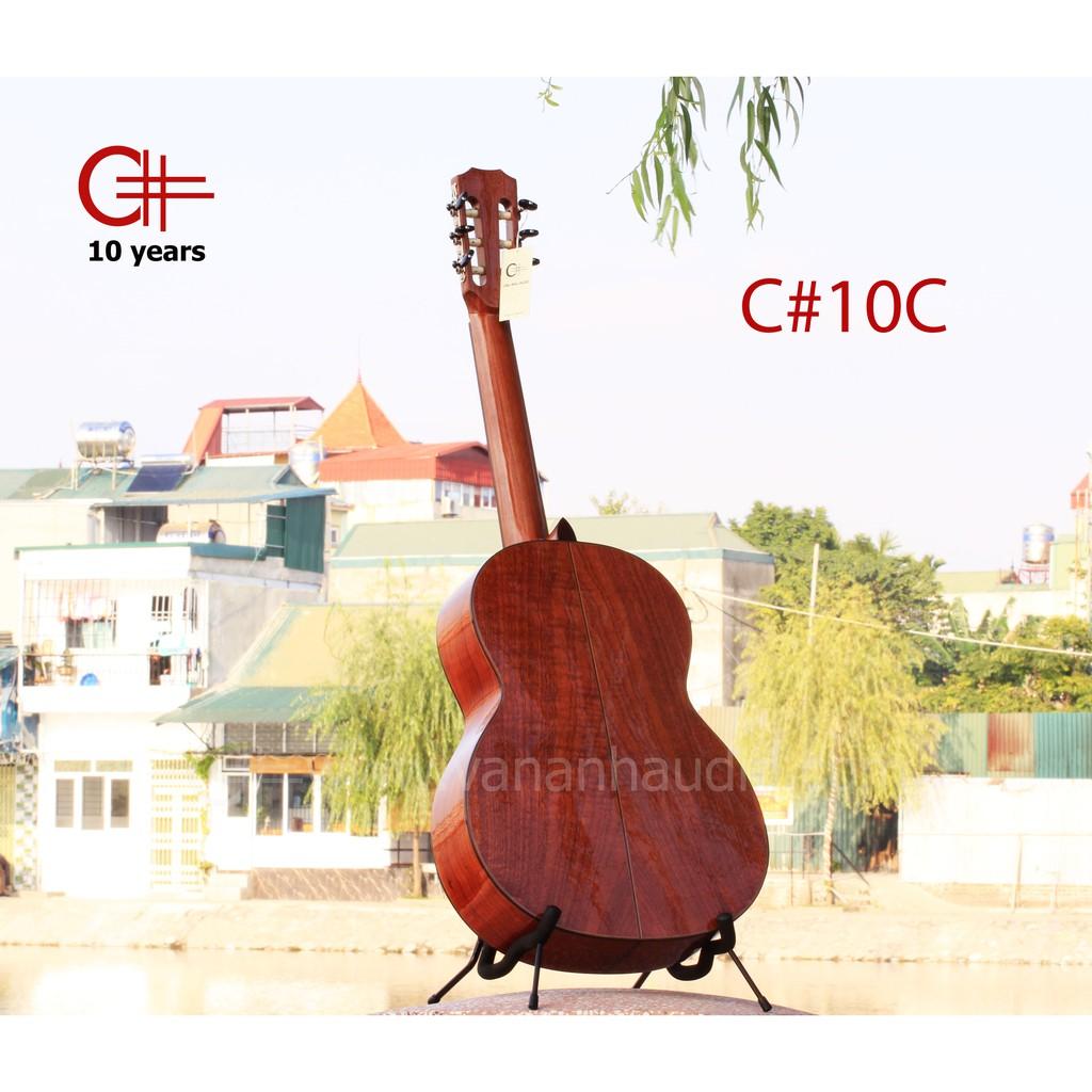 Đàn Guitar classic C#10C 100% gỗ thịt tự nhiên action bấm êm nhẹ tay