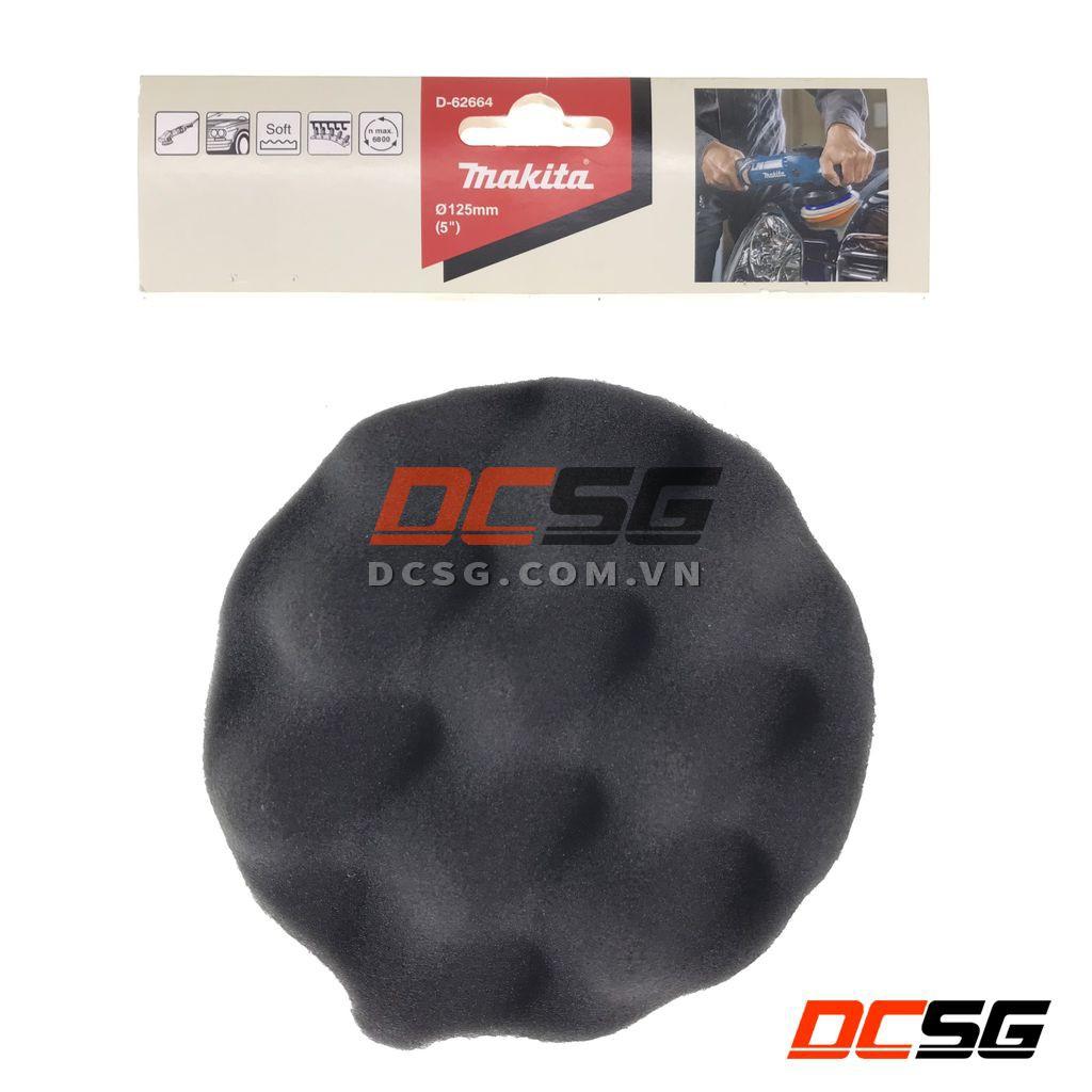 Tấm đánh bóng bọt biển 125mm loại gợn sóng Makita | DCSG
