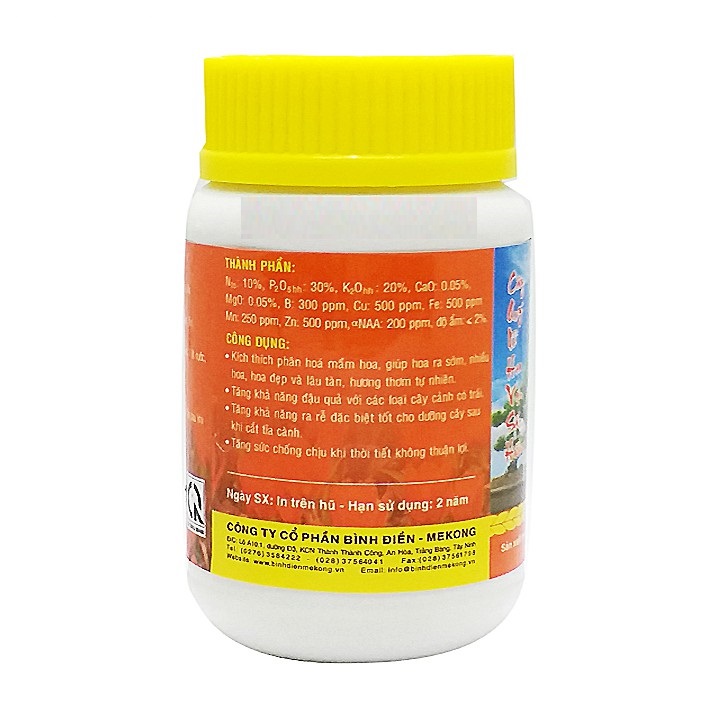 Phân Bón Lá Đầu Trâu MK 701 - Kích Thích Ra Hoa - Chai 100Gr