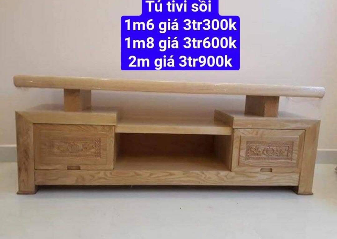 Tủ tivi -Kệ ti vi gỗ sồi nhiều kích thước