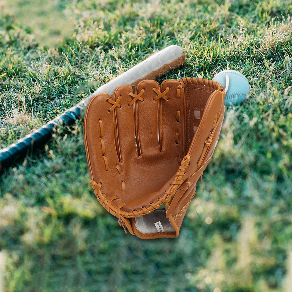 2x Baseball Glove for Kids Children's Beginners Infield Pitcher Gloves Mitts