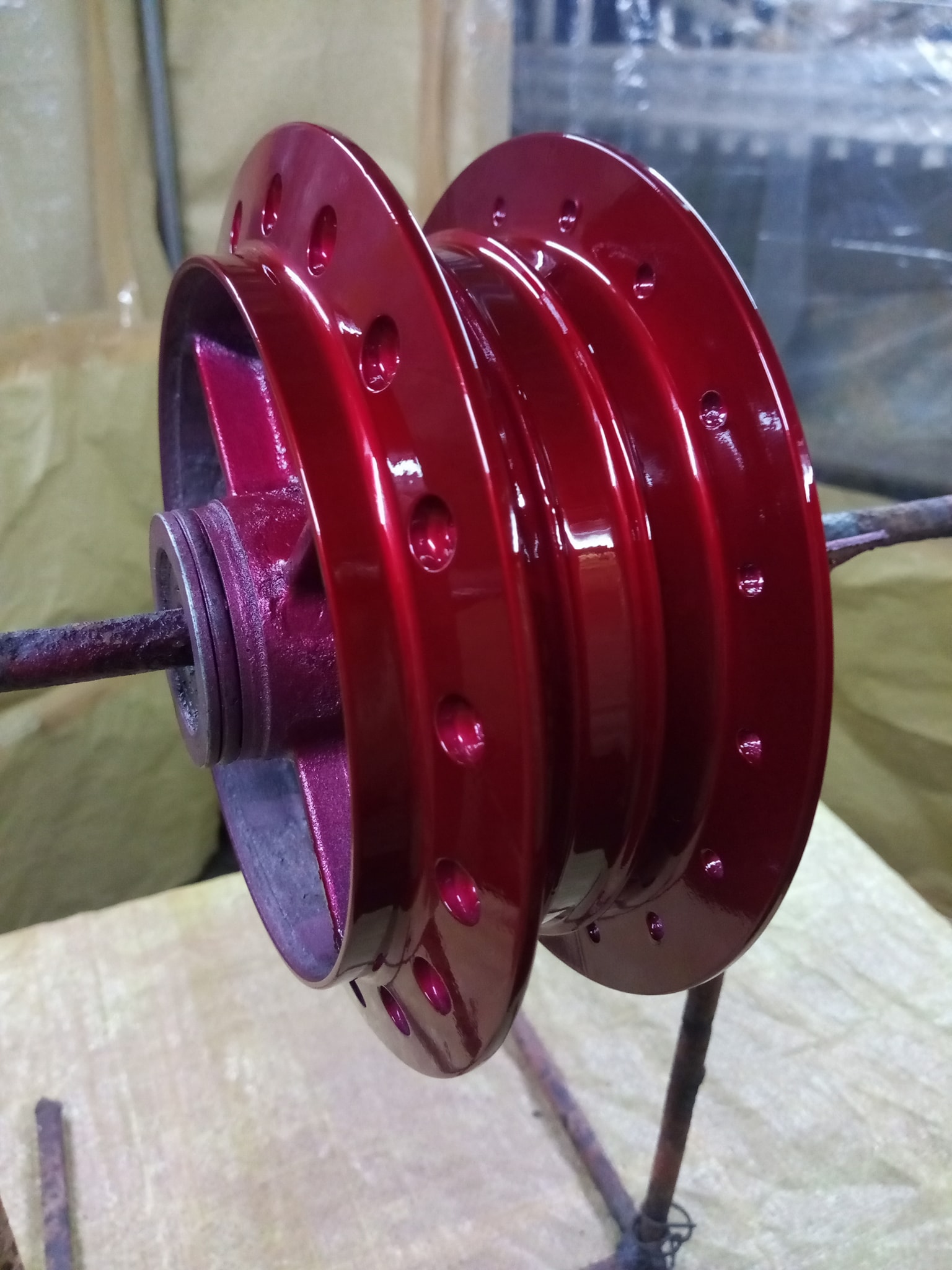 COMBO Sơn Samurai màu đỏ sáng S138 gồm 5 chai đủ quy trình