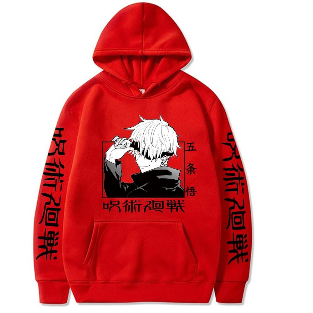 Cửu Âm Chân Kinh Kaisen 2021 Hot Anime Hoodie Tay Dài Rời Harajuku Dạo Phố Hip Hop Kính Thời Trang Uniex