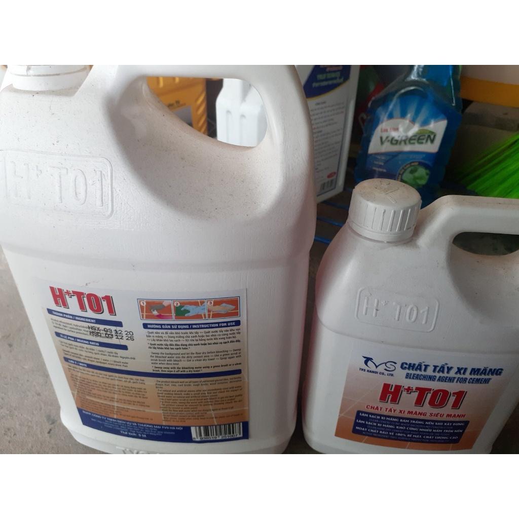 H+T01 can 5l chất tẩy Xi măng
