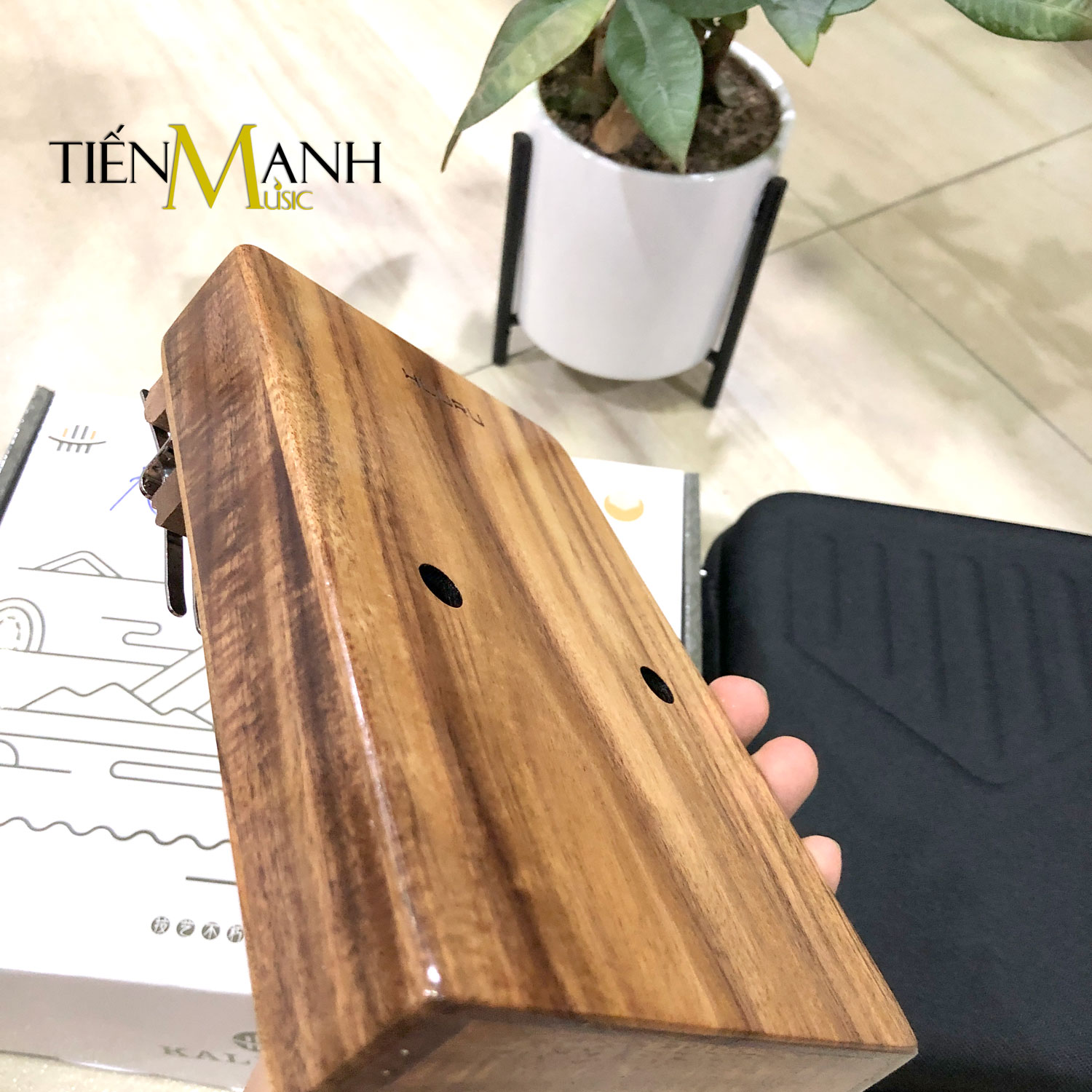 Đàn Kalimba 17 Phím Hluru KT Hàng Chính Hãng - Kèm Móng Gẩy DreamMaker