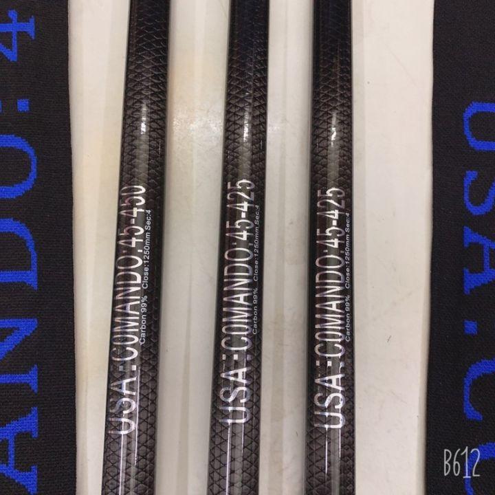 Cần câu lục xa bờ Comando USA 4m25 và 4m5 Hàng loại 1 Độ Cứng 45.