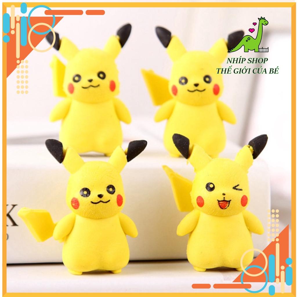 Tẩy bút chỉ hình Pikachu, Cún con, xe ô tô cực kỳ đáng yêu