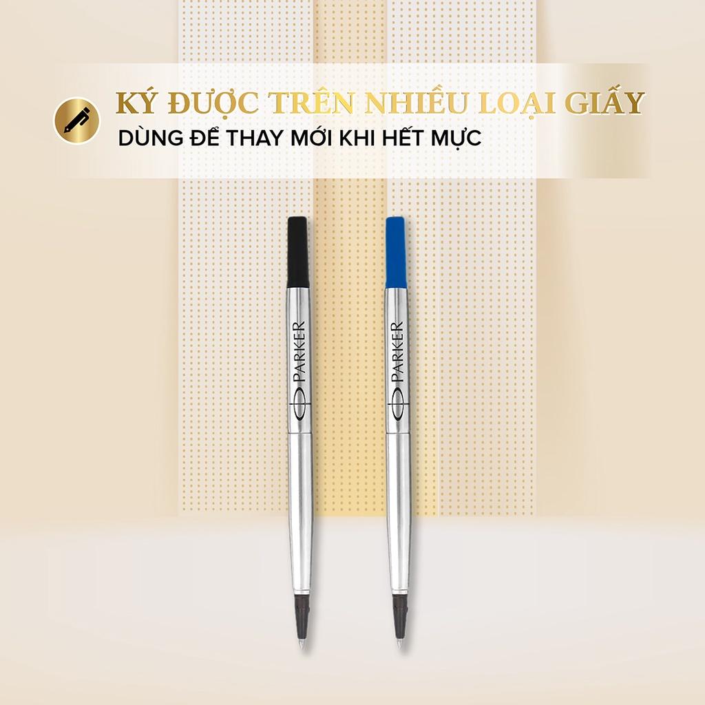 Ruột Bút Lông Bi, Ngòi Bút Ký Parker Cao Cấp - Ngòi 1.0mm, Màu Mực Xanh/Đen