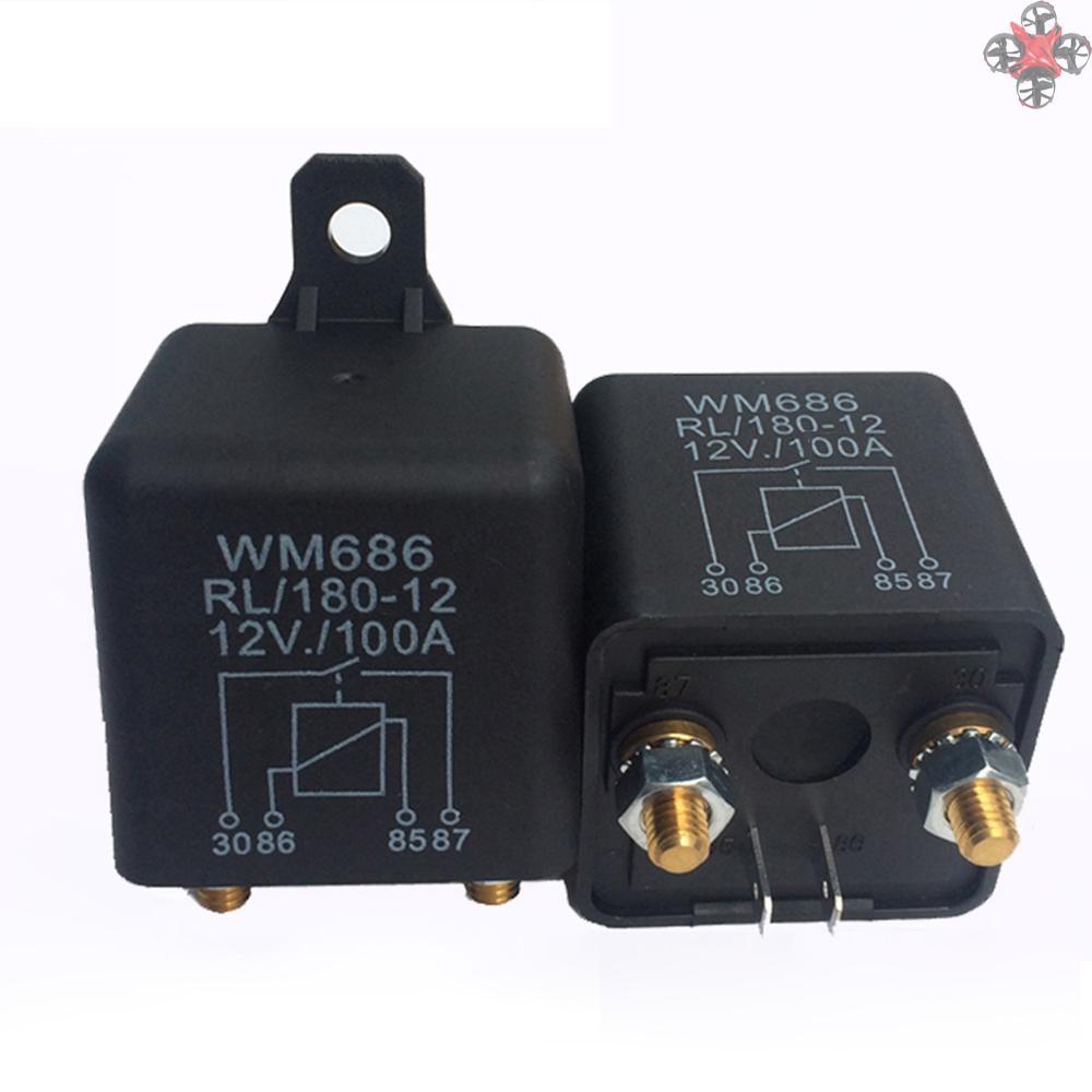 1 Công Tắc Khởi Động Xe Hơi 12vdc 100a Amp 2.4w 4 Chấu