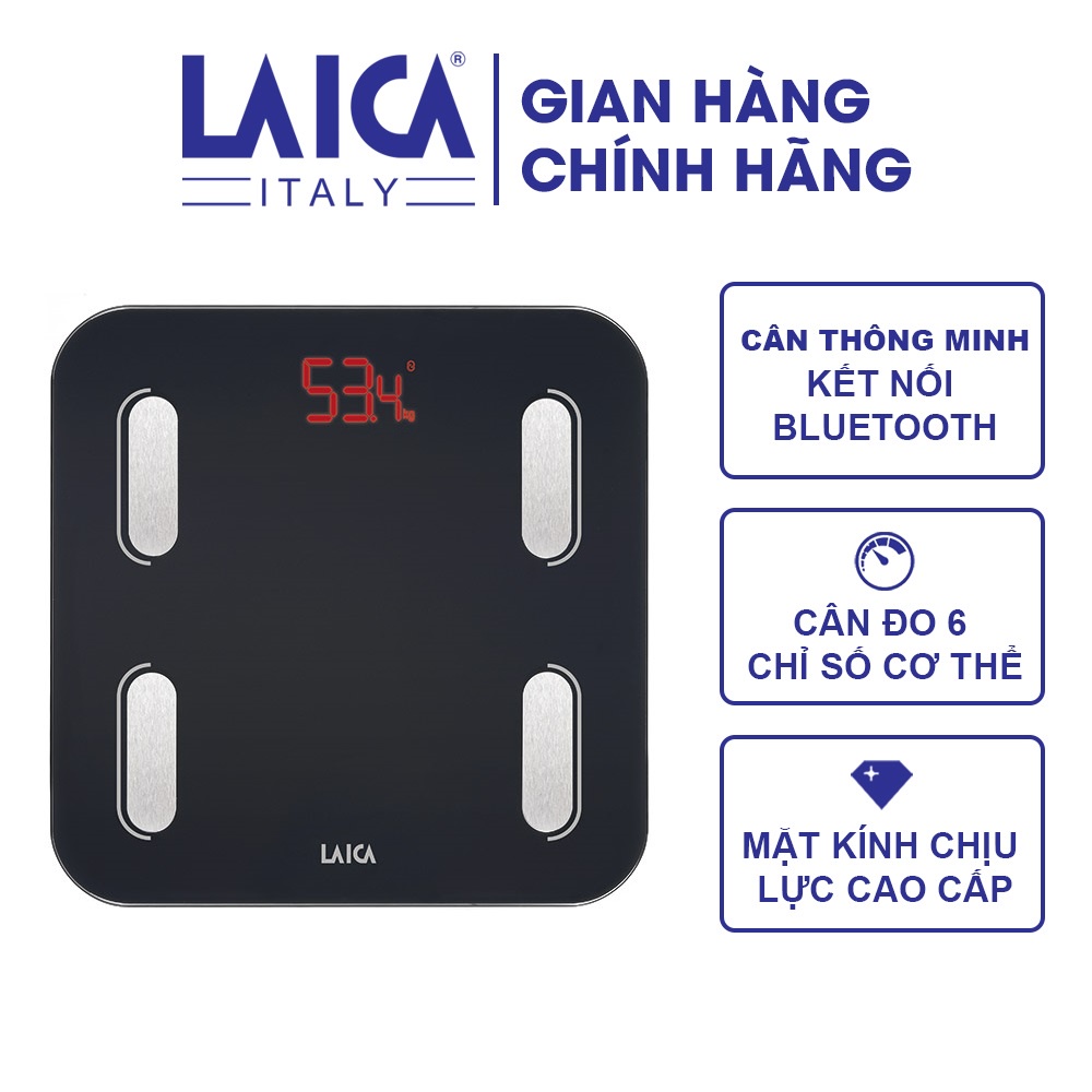 Cân Điện Tử Sức Khoẻ Thông Minh LAICA PS7015 - ITALY - HÀNG CHÍNH HÃNG