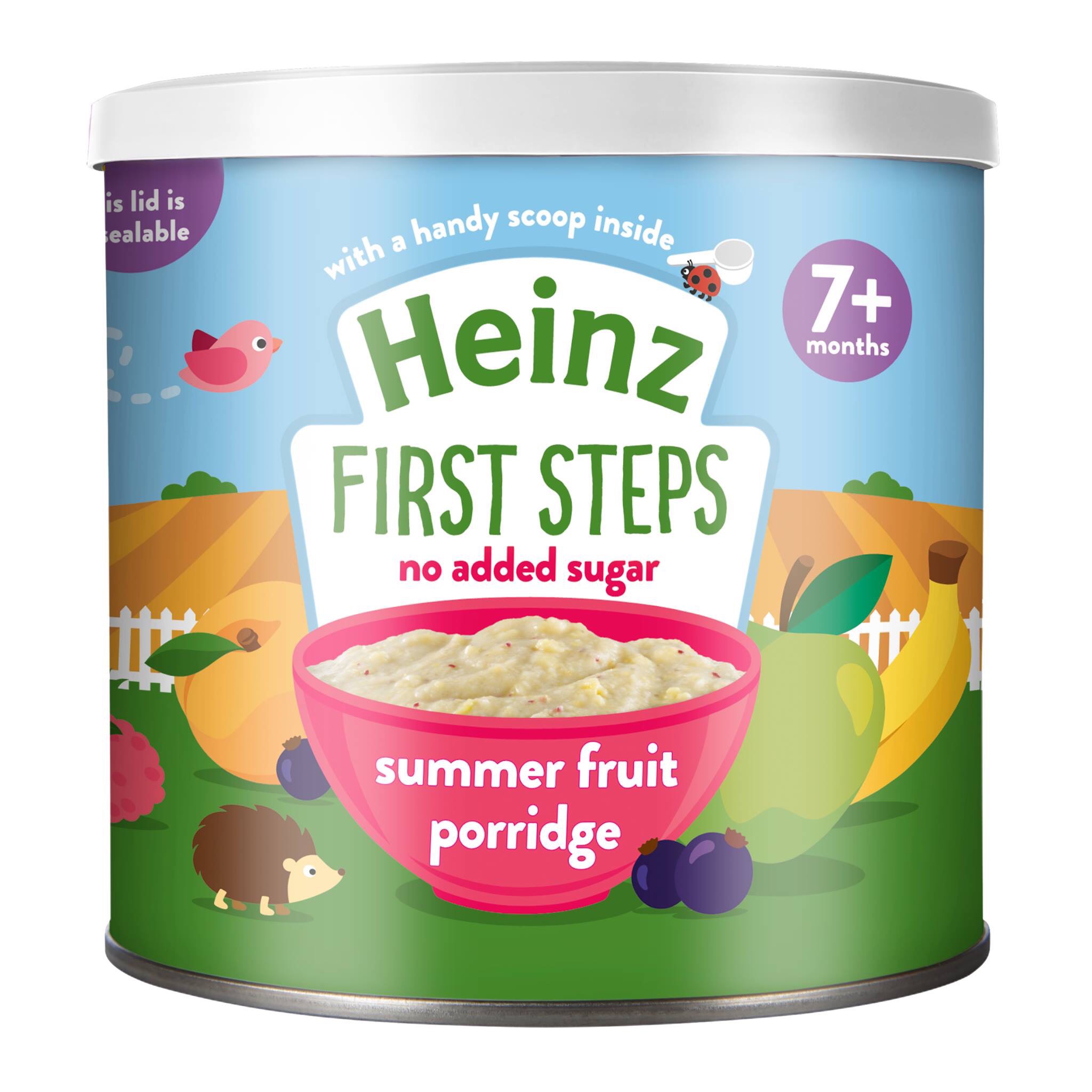 Bột ăn dặm trái cây mùa hè Heinz (240gr) cho bé 7 tháng