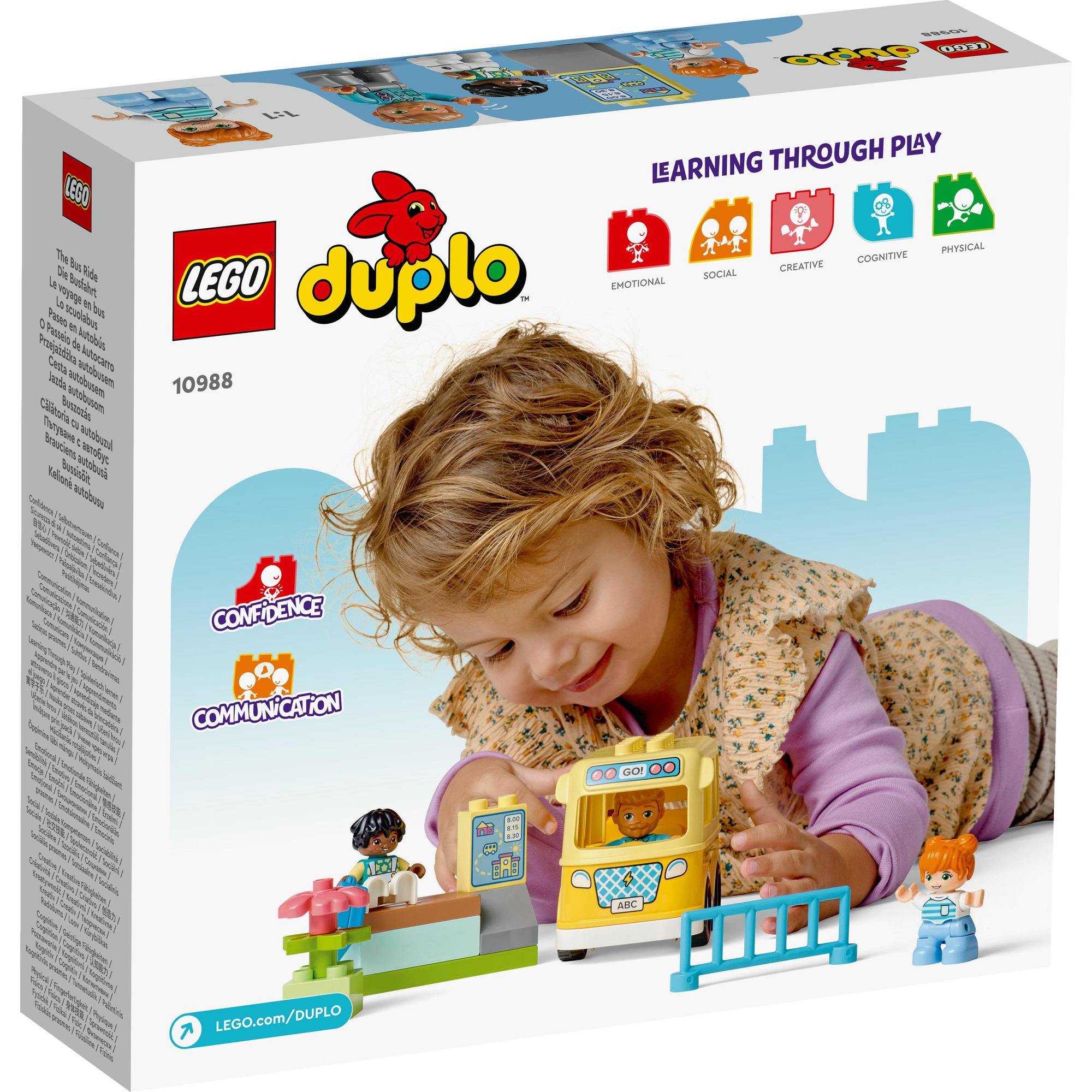 LEGO DUPLO 10988 Đồ chơi lắp ráp Xe buýt di động