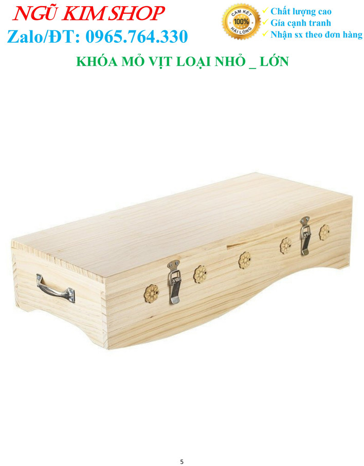 KHÓA MỎ VỊT LOẠI NHỎ _ LỚN