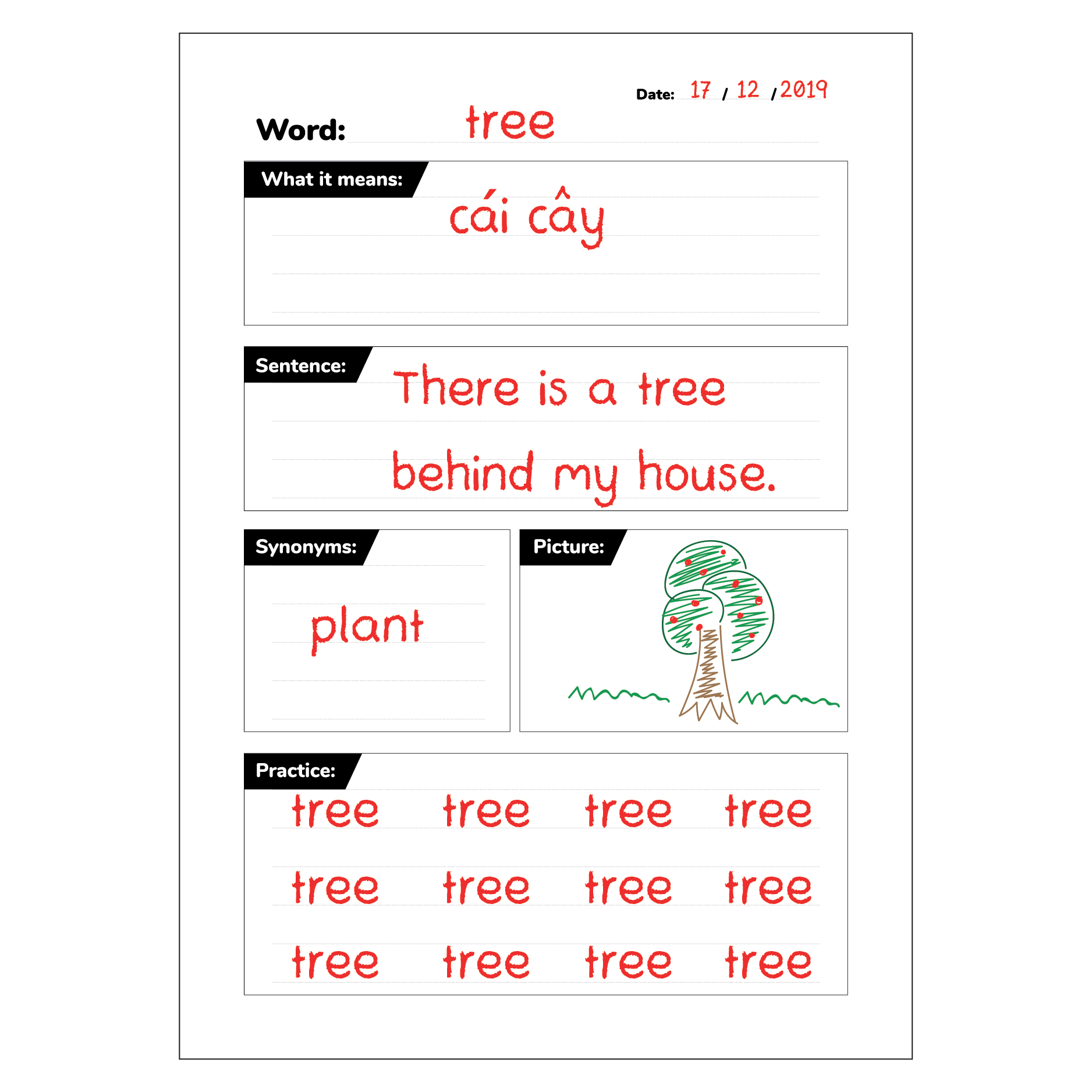 Vở Crabit Vocabulary Học Từ Mới