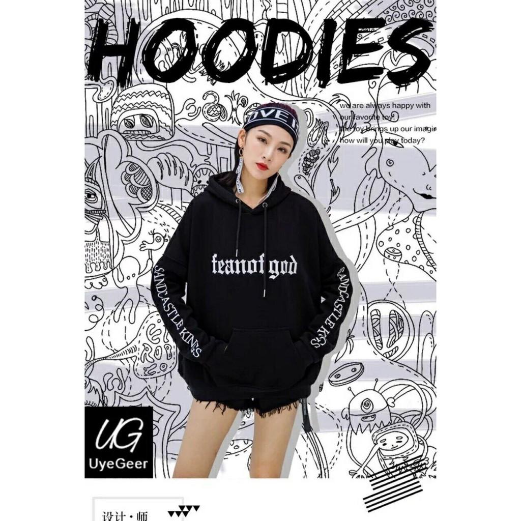Áo Khoác Unisex Hoodie In Chữ SK Nón 2 Lớp Free Size dưới 70Kg AK04