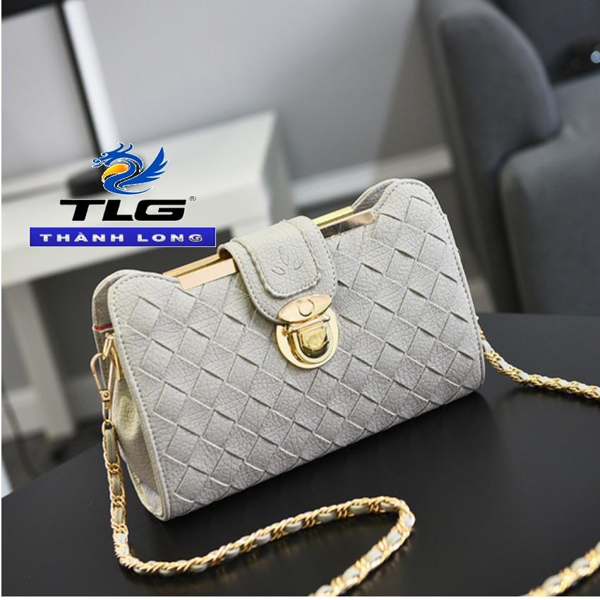 Túi Nữ Đeo Chéo Thời Trang Đồ Da Thành Long TLG 162TU 2 Tặng 01 Bút Bi Cao Cấp TLG