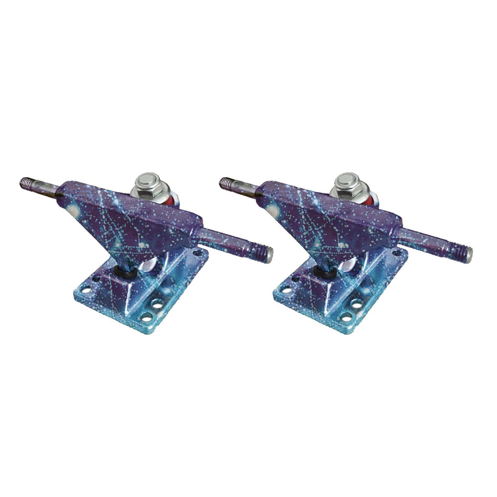 Lightweight Skateboard Trucks 3.25inch Wheels, Integrated Aluminium Skateboard Parts, 2pcs