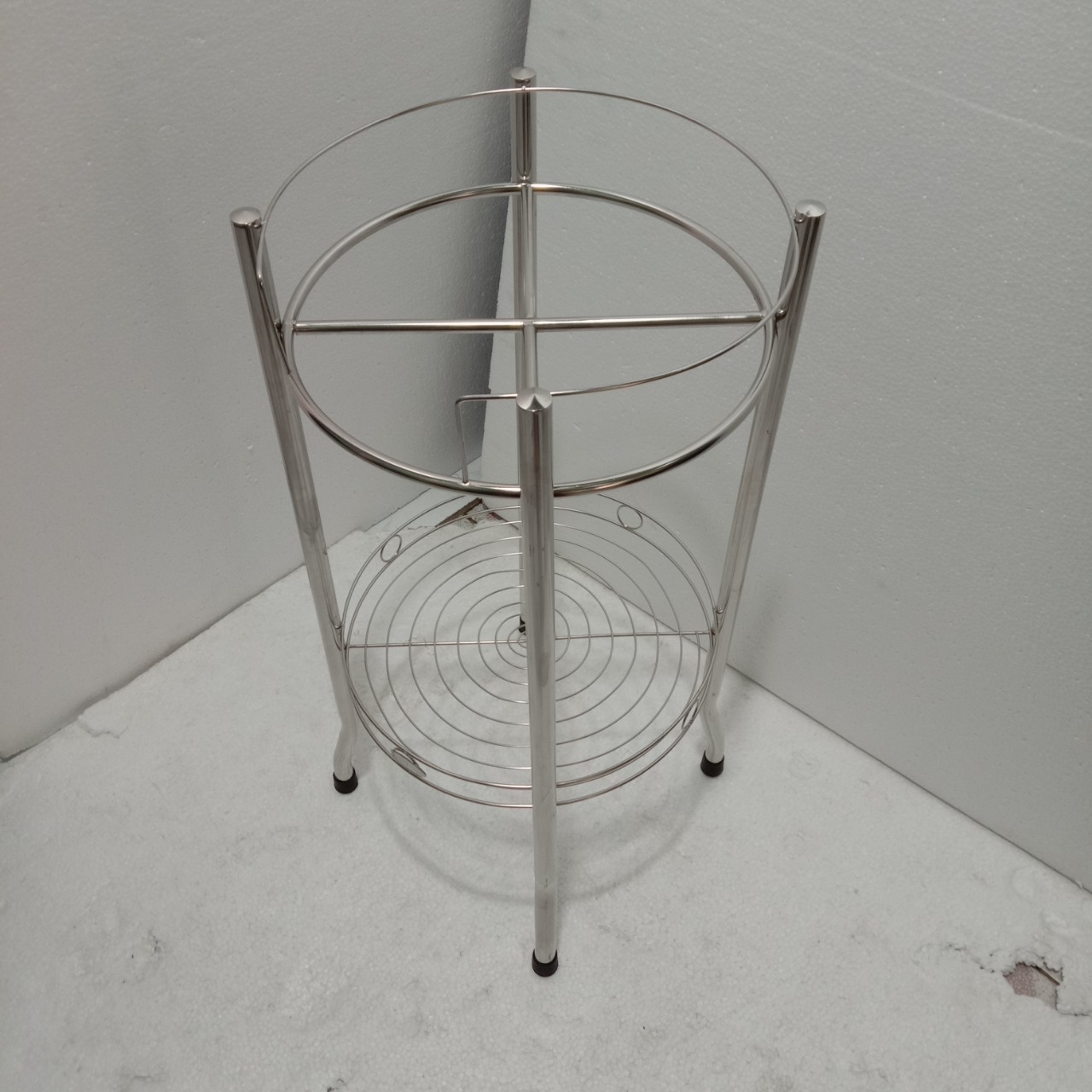 Chân Kệ Bình Lọc Nước Inox 2 Tầng KT 35x35x70cm - Gọn Nhẹ Dễ Di Chuyển