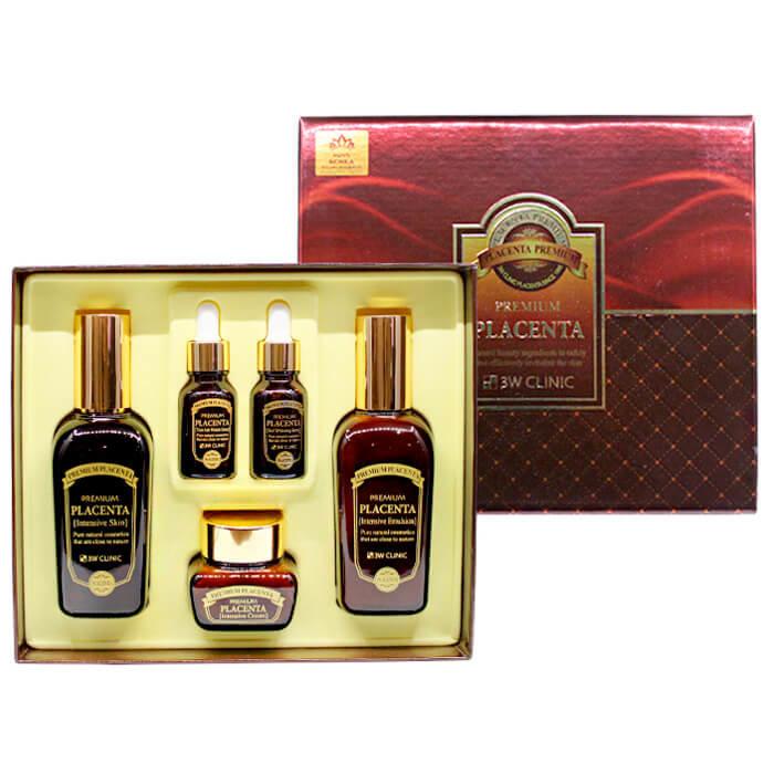 Bộ dưỡng da chống lão hóa tinh chất nhau thai cừu 3W CLINIC Placenta Premium