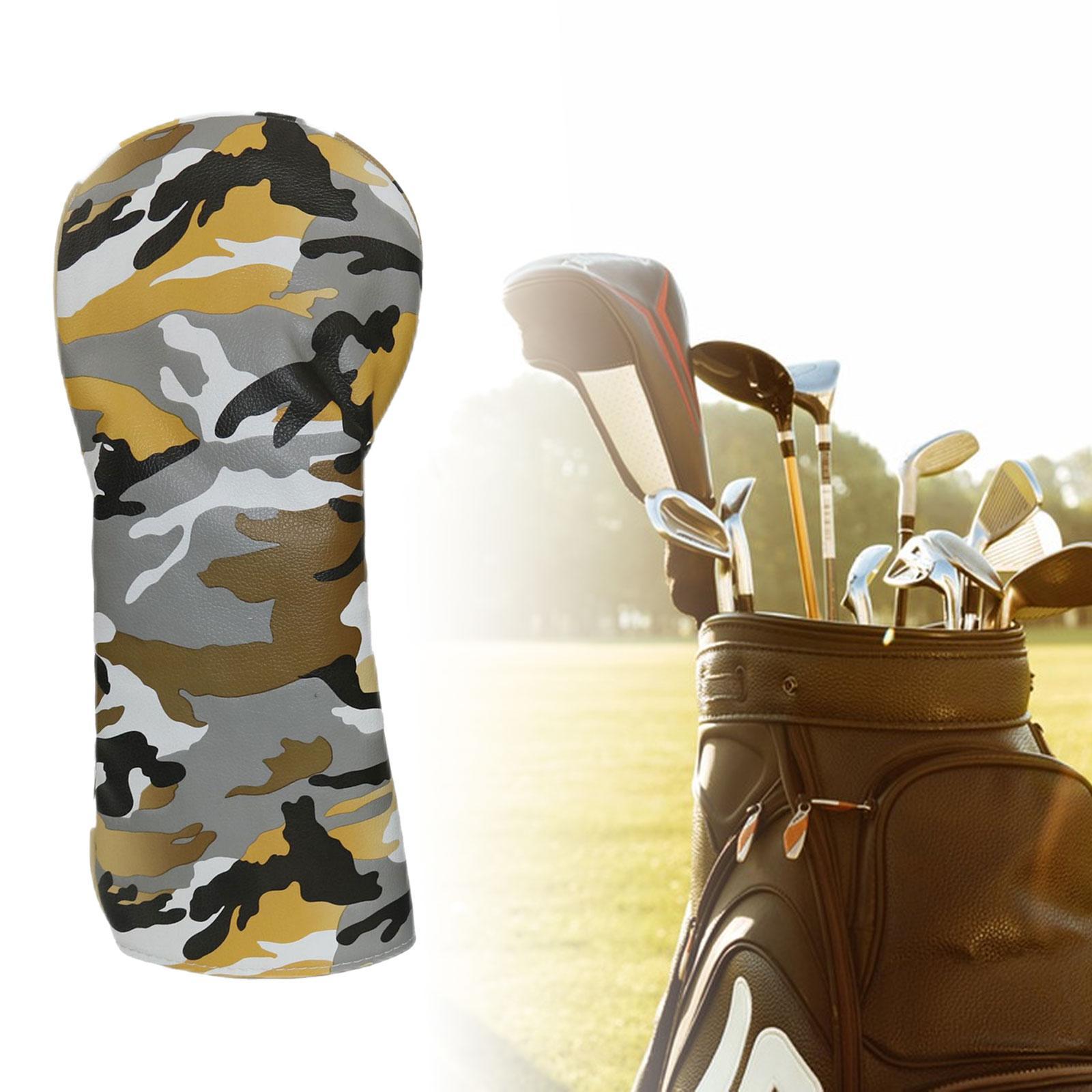 Golf Head Covers for Golf Clubs Golf Headcover Durable Scratch Resistant  PU Golf Wood Headcovers for Golf Accessories Golfer Gift