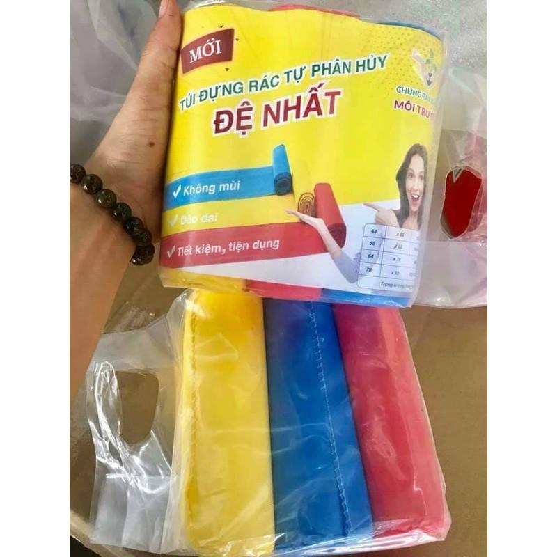 Combo 3 cuộn túi rác tự phân huỷ hơn 1kg