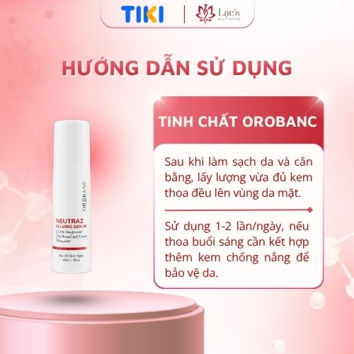 Tinh chất làm dịu, giảm đỏ OROBANC NEUTRAZ CALMING SERUM 30ml