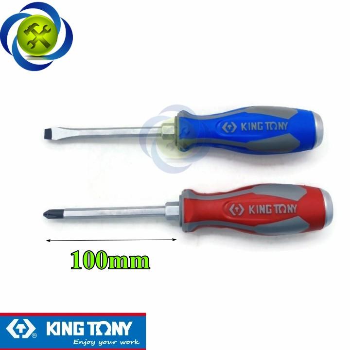 Cặp tua vít đóng dẹp + bake Kingtony 100mm 65040204