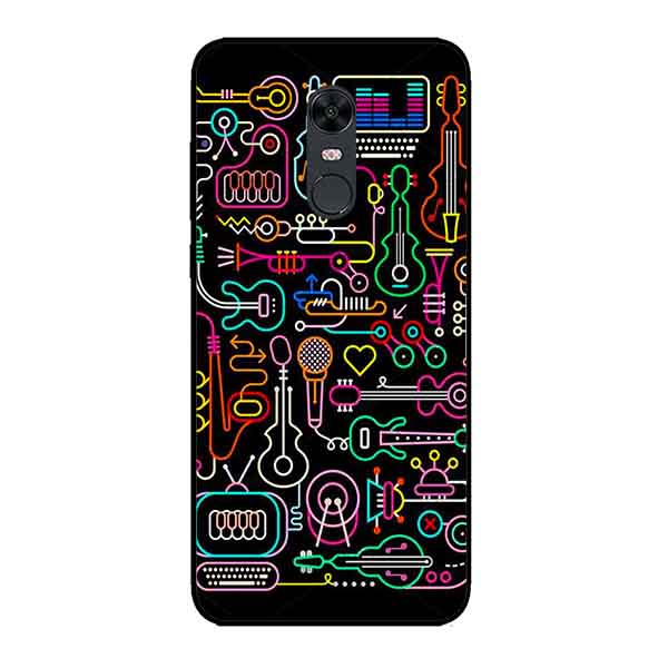 Ốp Lưng in cho Xiaomi Redmi 5 Mẫu Màu Sắc 3 - Hàng Chính Hãng