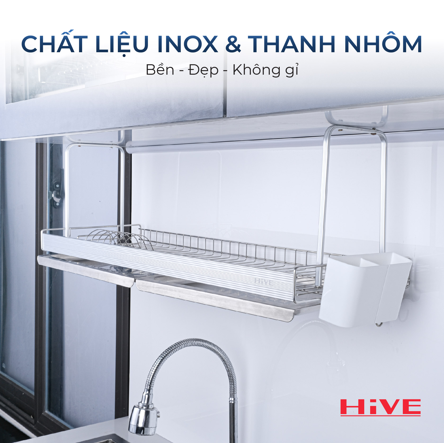 Kệ chén bát treo đáy tủ bếp HiVE SK-ALC A New