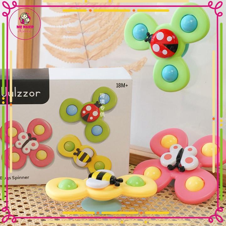 Set 3 đồ chơi con quay spinner hình côn trùng vui nhộn cho bé