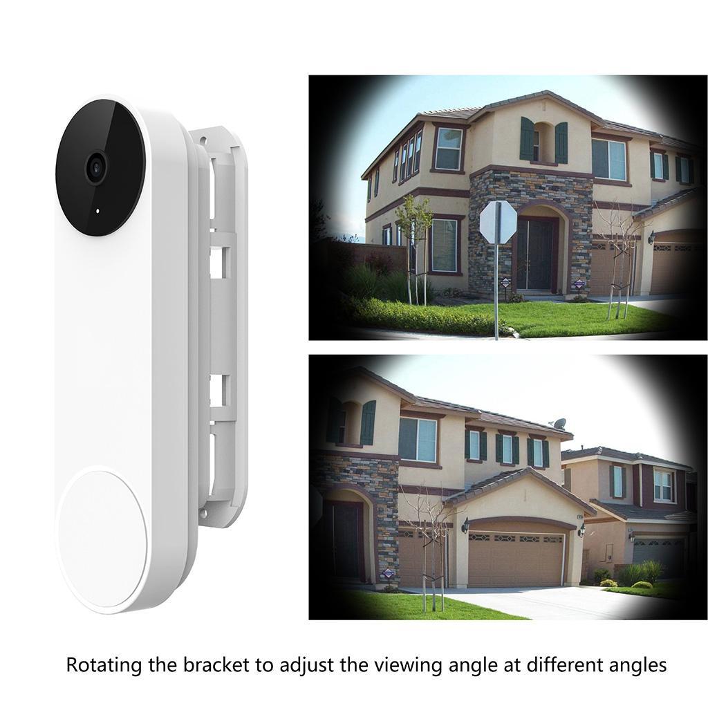 Doorbell Mount Holder Adjustable & Silicone Case for Google Nest Doorbell