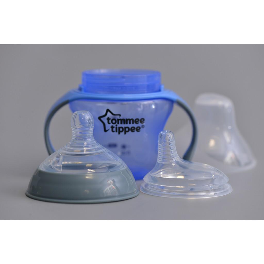 Ly uống nước đầu núm ti cho trẻ nhỏ 150ml tommee tippe , cho bé từ 4 tháng tuổi trở lên.