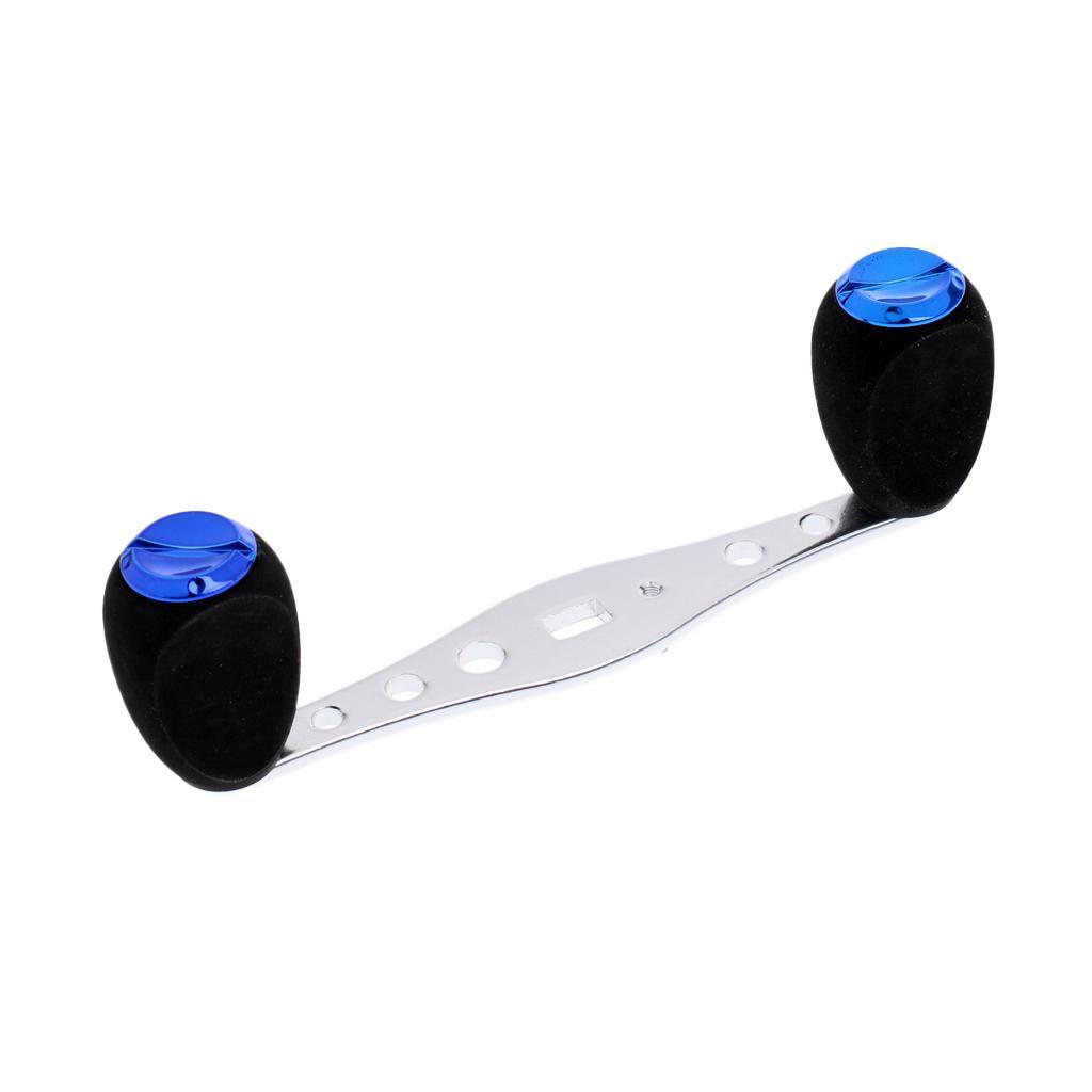 2pcs Aluminum Alloy Fishing Reel Handle For Baitcasting Reels Outdoor Blue