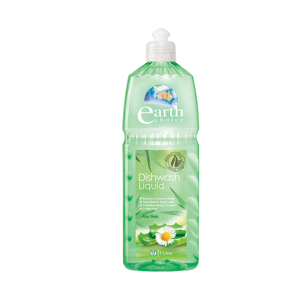 Nước rửa chén cao cấp Earth Choice Aloe Fresh 1L